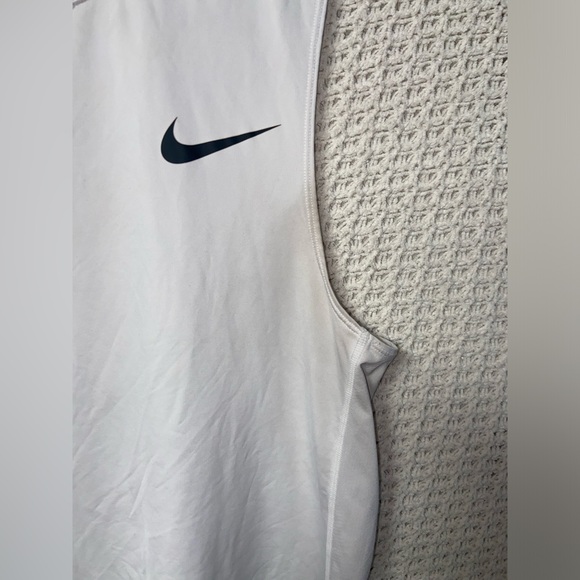 Nike Pro White Dri-fit Compression Shirt Tank Leggings Bundle Men’s Large - Picture 3 of 12